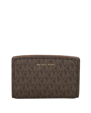 Michael Michael Kors monogram wallet - Brown - サムネイル1