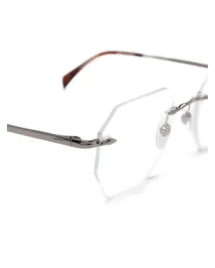Eyewear by David Beckham geometric-frame glasses - White - サムネイル3