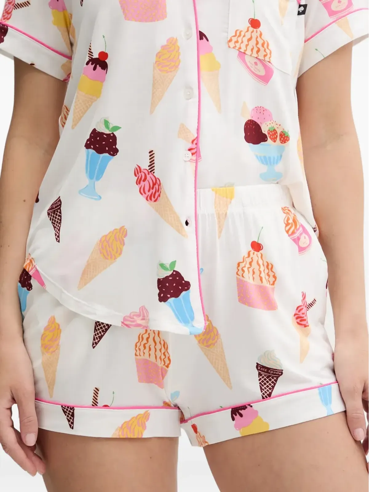 Kate Spade アイスクリーム柄パジャマ - 画像4