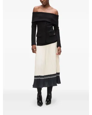 Karl Lagerfeld オフショルダー ボタン付きトップ - サムネイル2