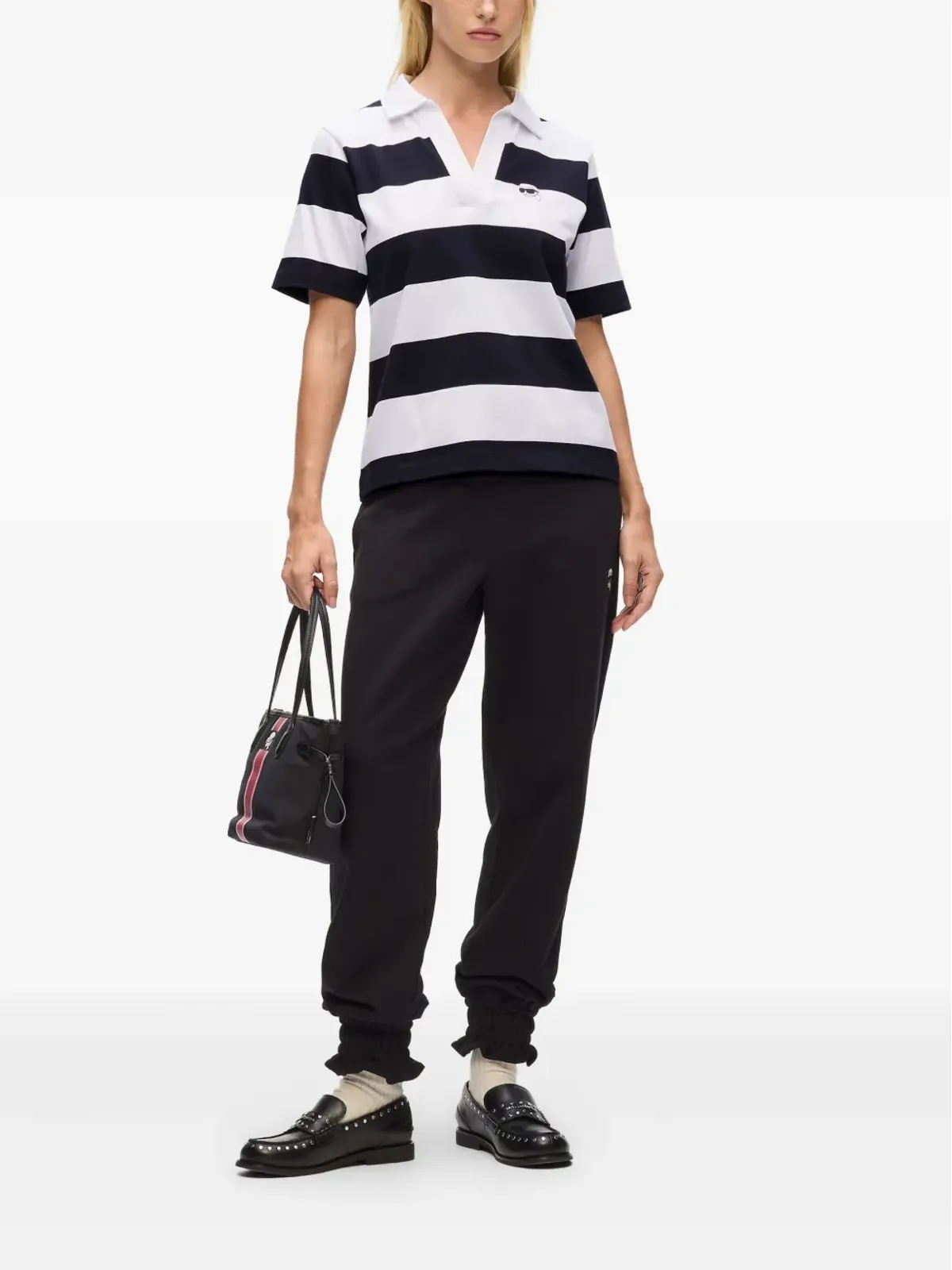 Karl Lagerfeld Ikon-patch ポロシャツ - 画像2
