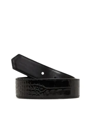 Karl Lagerfeld K/Autograph クロコダイル型押しベルト - サムネイル3