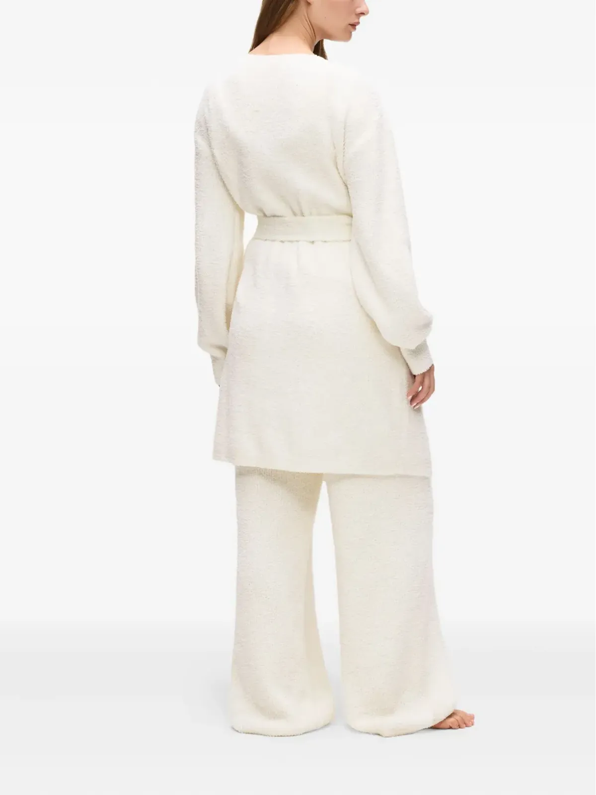 Karl Lagerfeld フリース wrap ルームウェアカーディガン - 画像4
