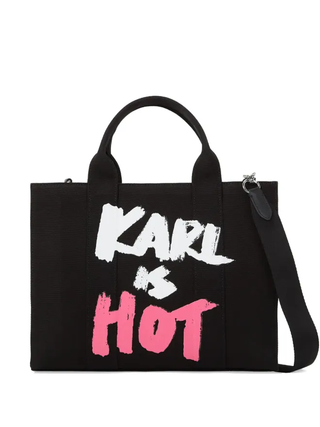 Karl Lagerfeld Karl Lagerfeld Karl Is Hot トートバッグ - Blackの商品画像