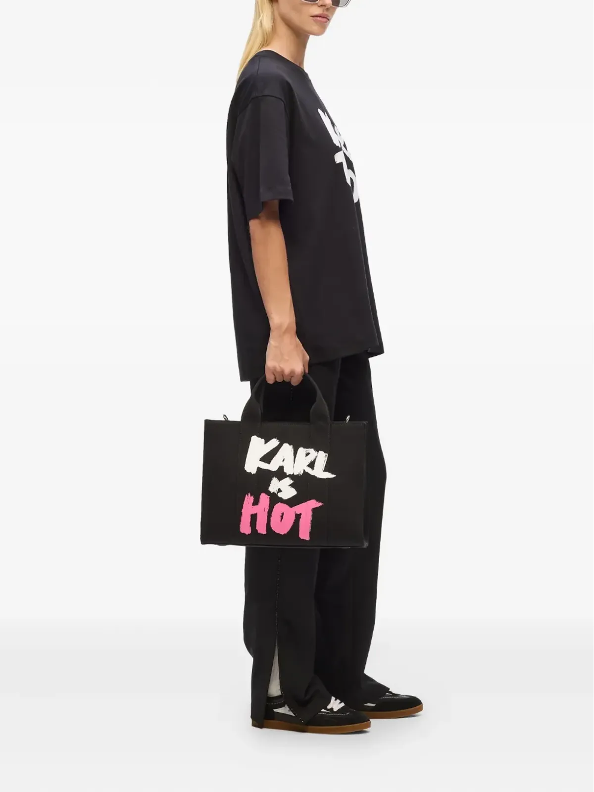 Karl Lagerfeld Karl Is Hot トートバッグ - Black - 画像2