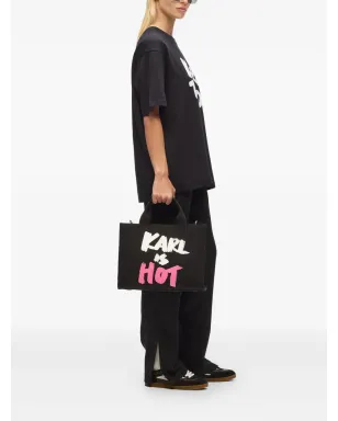 Karl Lagerfeld Karl Is Hot トートバッグ - Black - サムネイル2