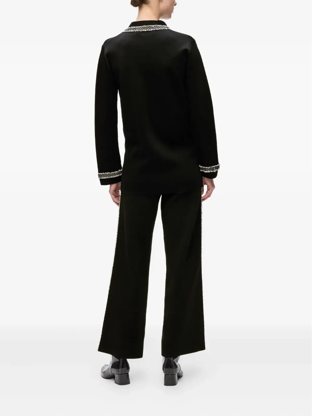 Karl Lagerfeld ブークレーカーディガン - ブラック - 画像3