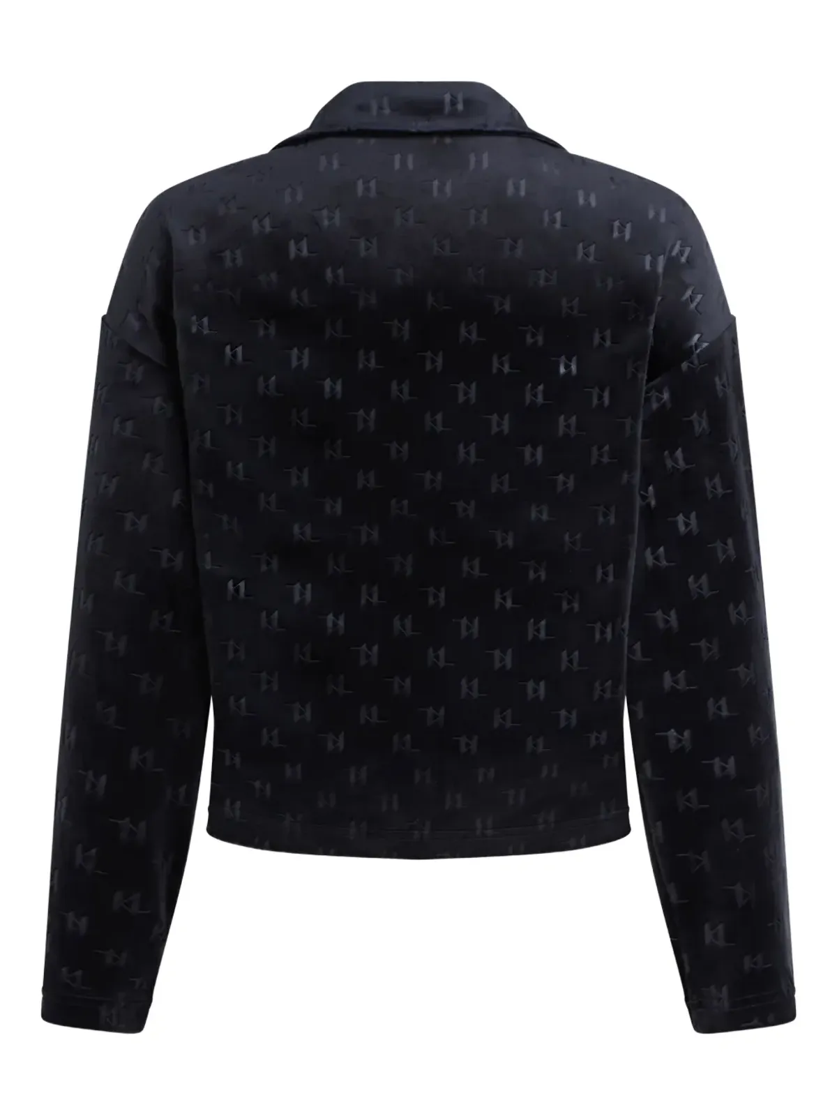 Karl Lagerfeld モノグラム ベロア トップ - 画像2