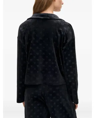 Karl Lagerfeld モノグラム ベロア トップ - サムネイル4