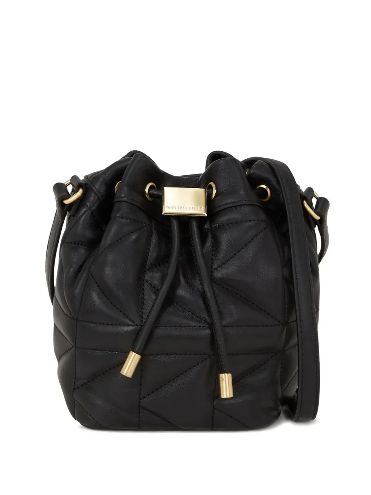 Karl Lagerfeld K/Kuilt バケットバッグ ブラック - 画像1