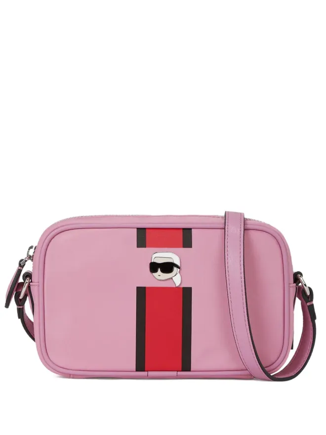 Karl Lagerfeld Karl Lagerfeld Ikon stripe カメラバッグ - ピンクの商品画像