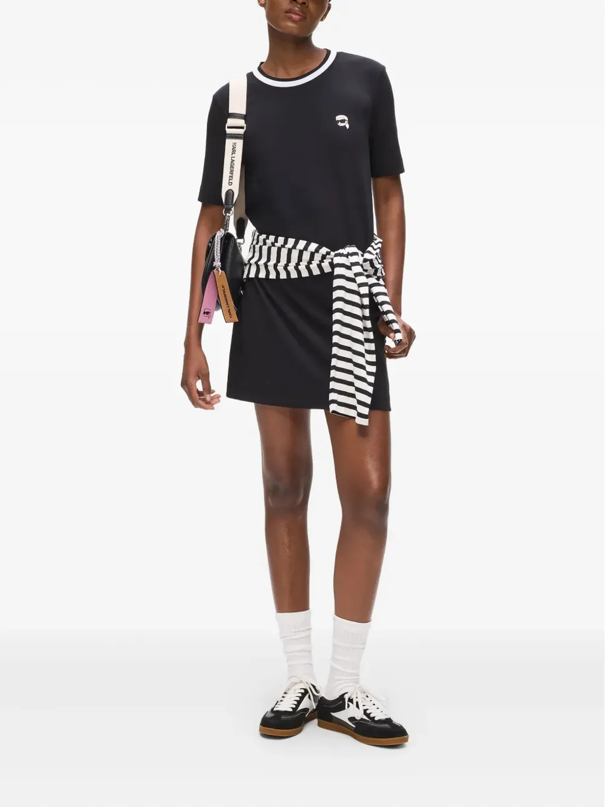 Karl Lagerfeld Ikonパッチ Tシャツドレス - 画像2