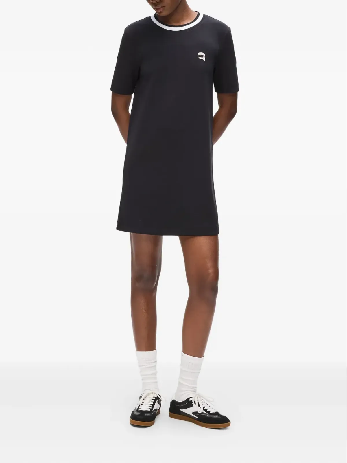Karl Lagerfeld Ikonパッチ Tシャツドレス - 画像3