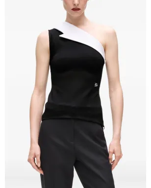 Karl Lagerfeld Karl DNA アシンメトリック・ラペル・トップ - サムネイル4
