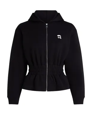 Karl Lagerfeld Ikon ロゴパッチ フーディー - サムネイル1
