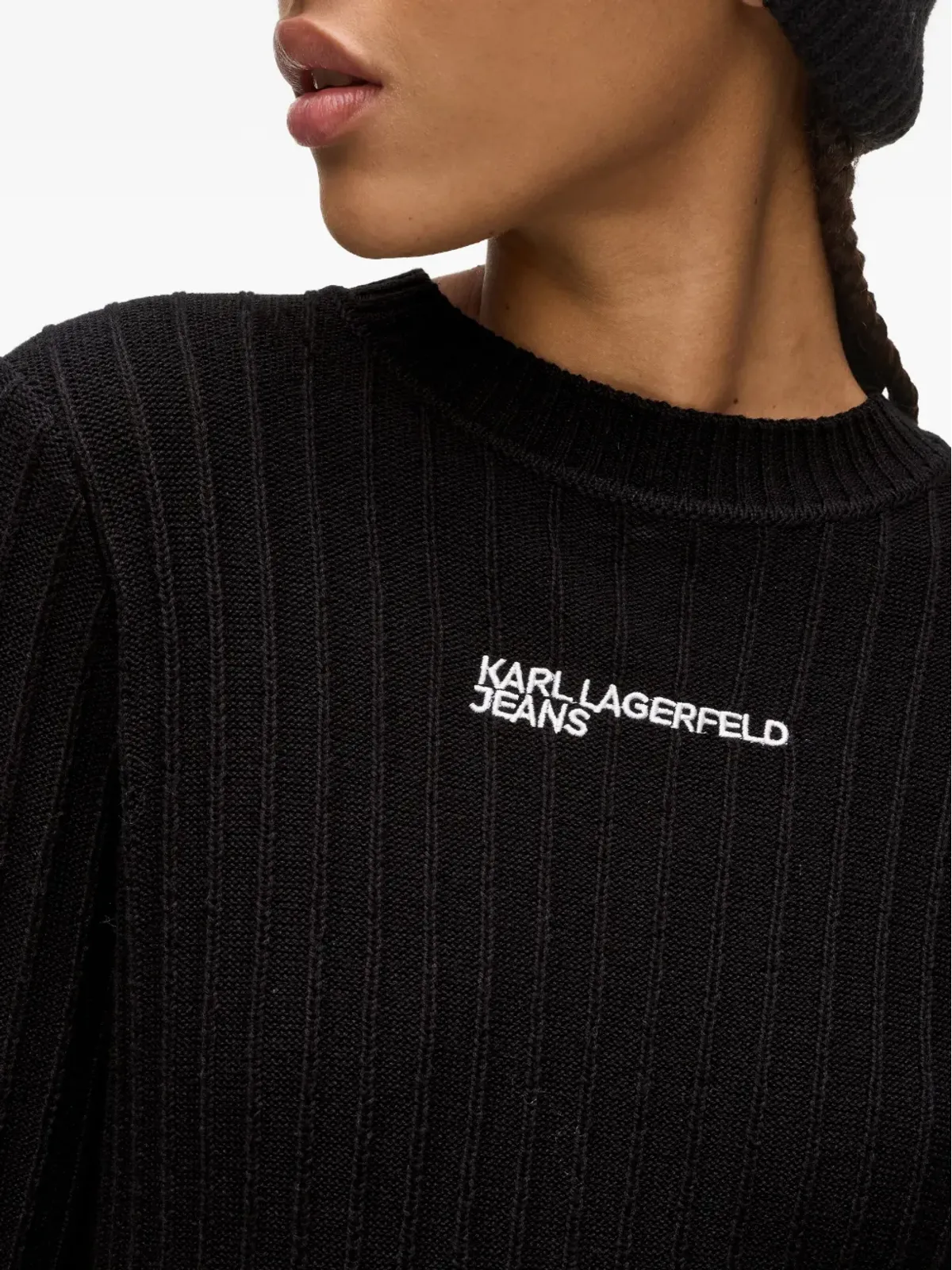 Karl Lagerfeld Jeans プリーツニットドレス - 画像5
