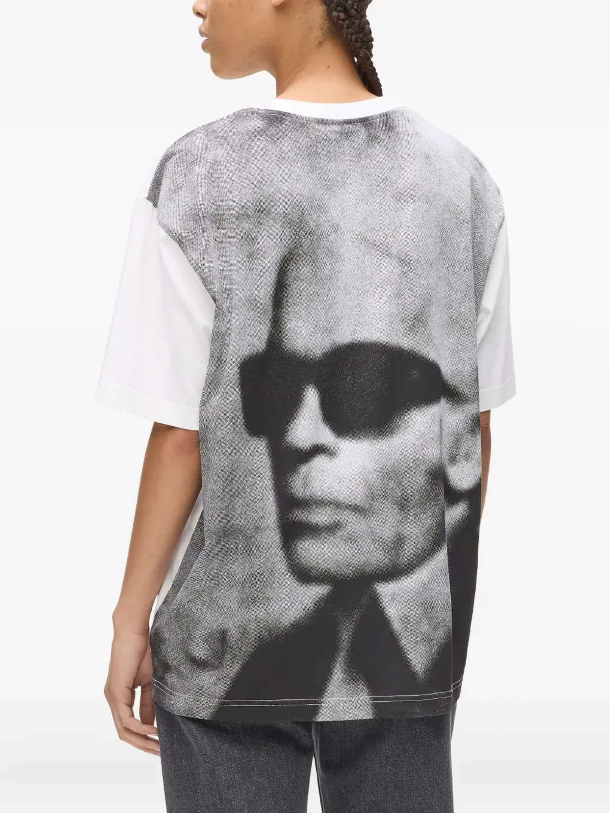 Karl Lagerfeld Jeans カールプリントTシャツ ホワイト - 画像4