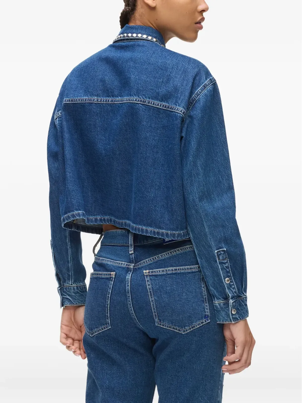 Karl Lagerfeld Jeans スタッズ付きデニムシャツ - 画像4
