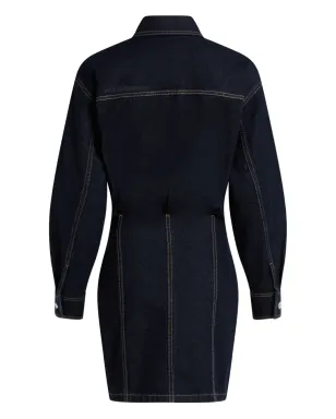 Karl Lagerfeld デニムシャツドレス（ロゴパッチ付き） - サムネイル5