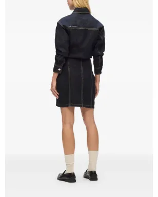 Karl Lagerfeld デニムシャツドレス（ロゴパッチ付き） - サムネイル3