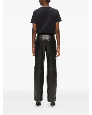 Karl Lagerfeld レザーロゴパンツ - サムネイル3