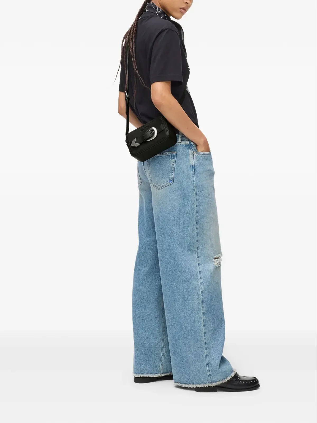 Karl Lagerfeld Jeans バックルディテール クロスボディバッグ - 画像2