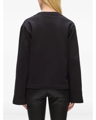 Karl Lagerfeld サインヘム Vネック セーター - サムネイル4