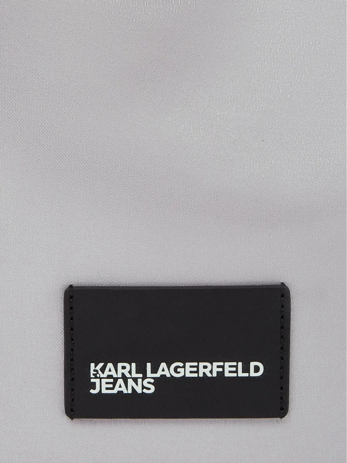 Karl Lagerfeld Jeans ジップファスナー付きショルダーバッグ（グレー） - 画像4