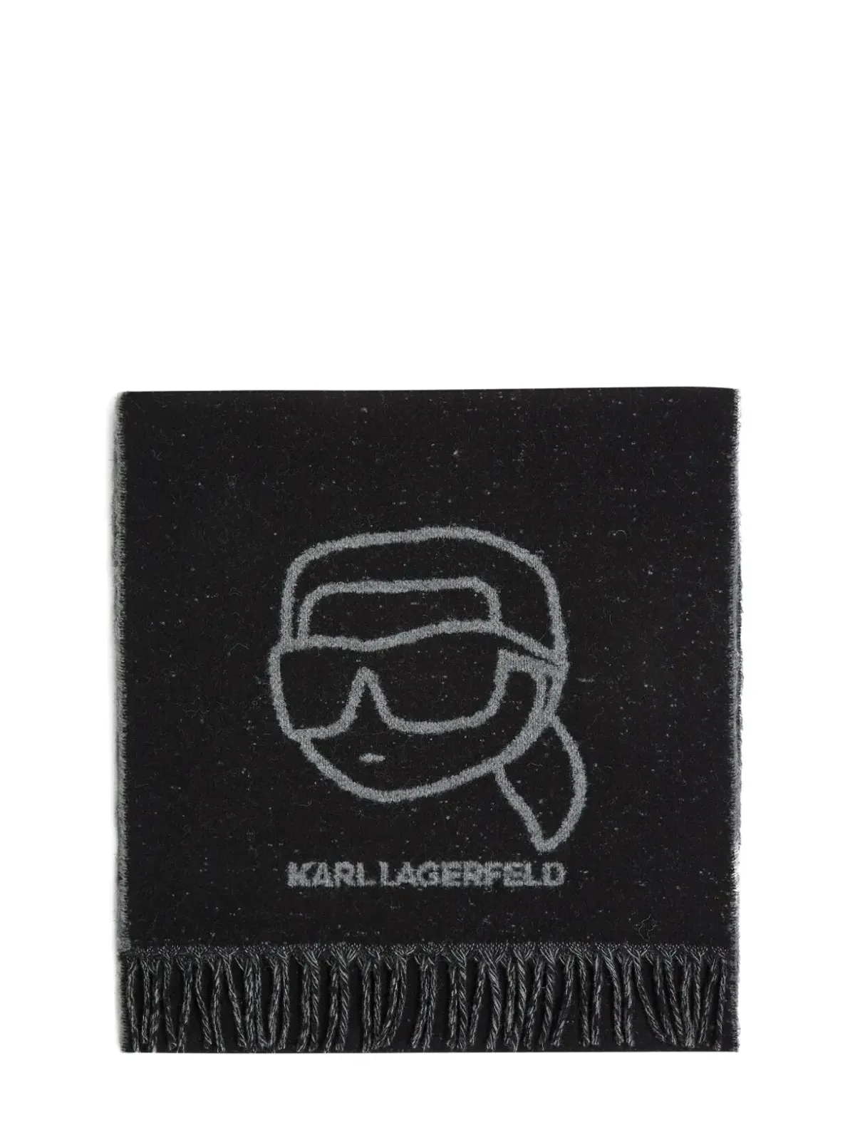 Karl Lagerfeld ジャカードロゴスカーフ - 画像3