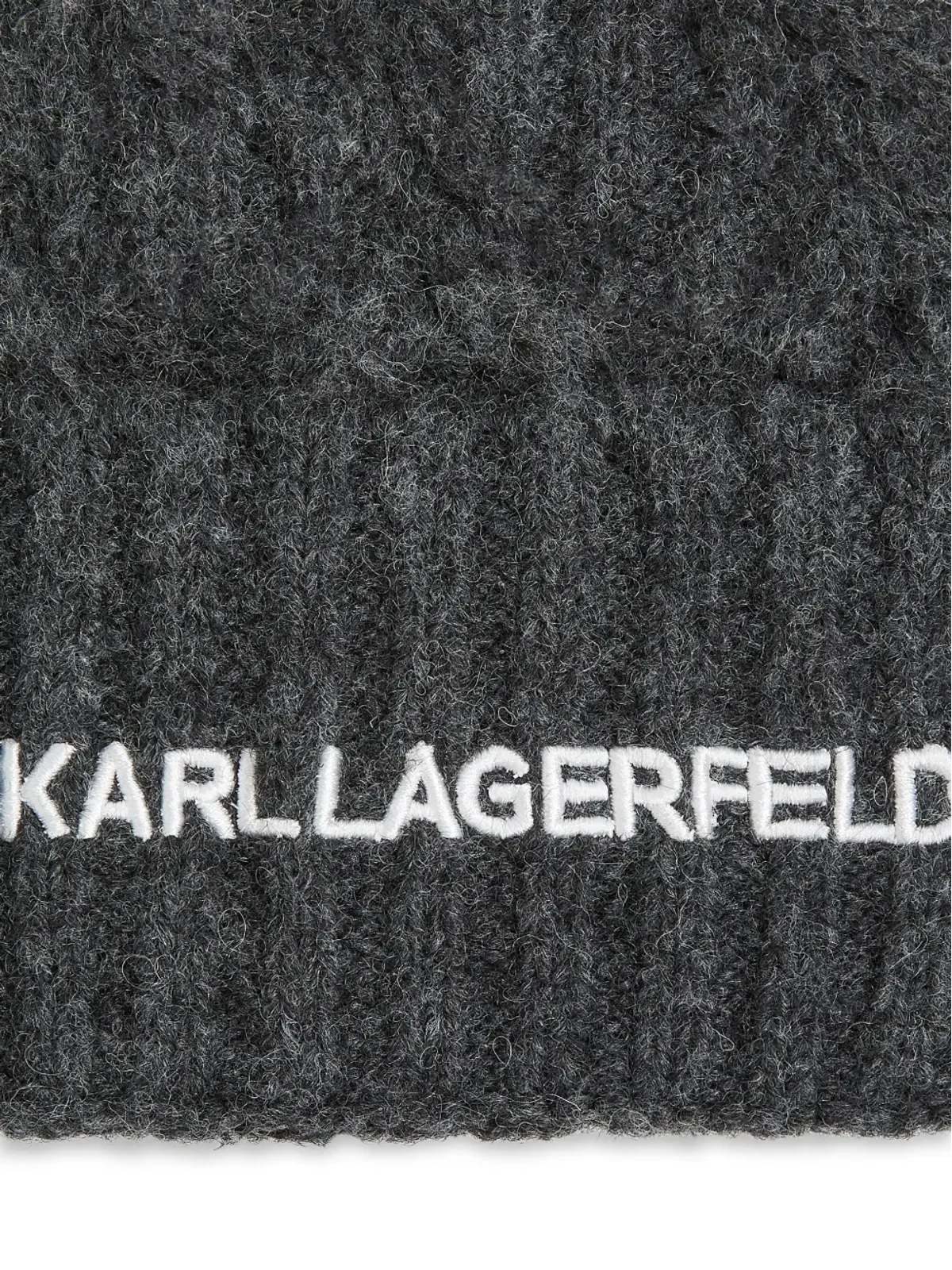 Karl Lagerfeld K/Essential ケーブルニットビーニー - 画像4