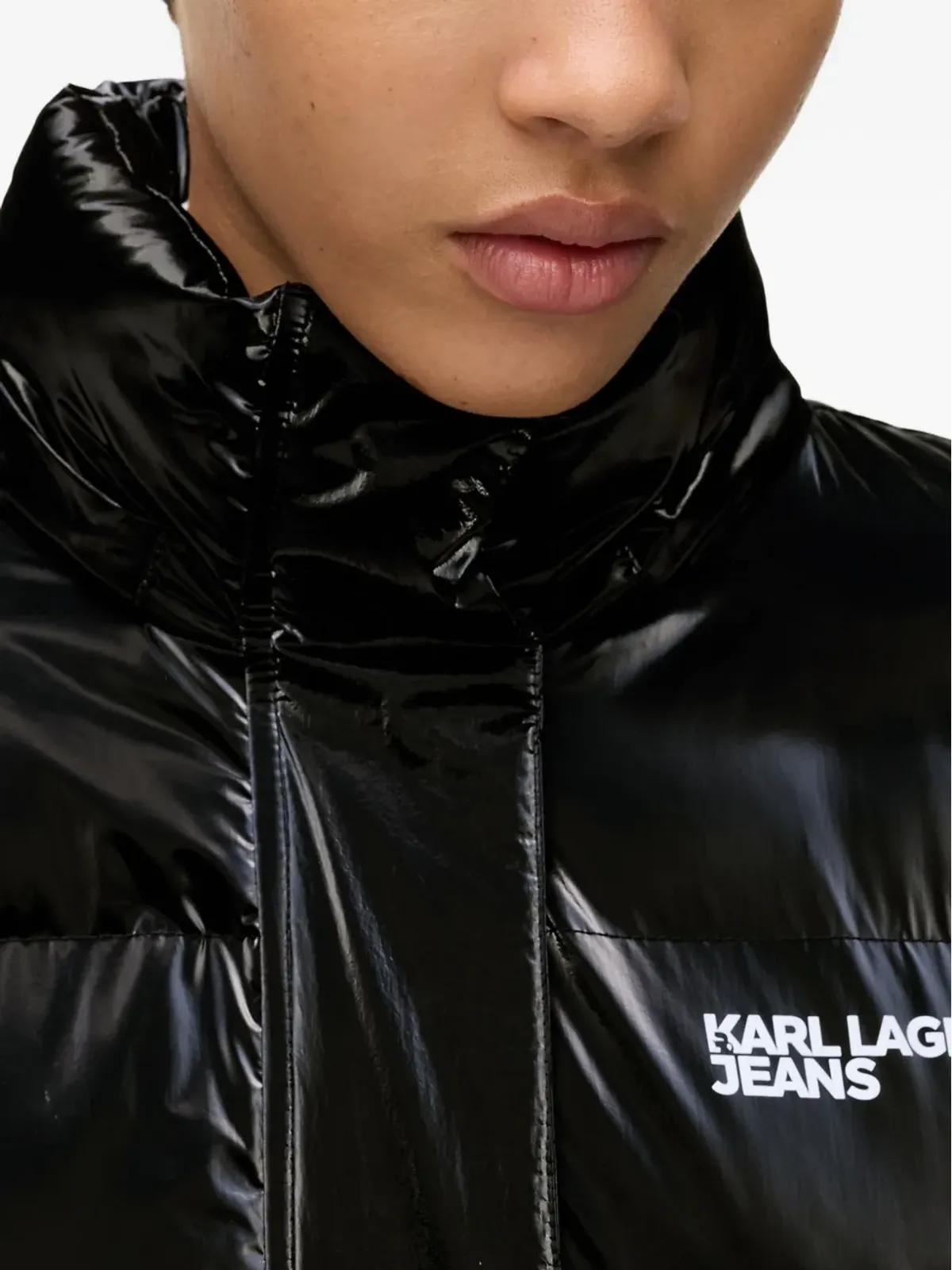 Karl Lagerfeld Jeans ロゴ入りダウンジャケット - 画像4