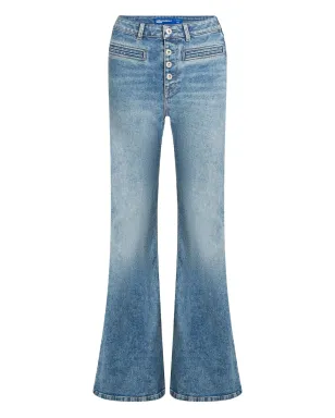 Karl Lagerfeld Jeans ボタンフライデニムジーンズ ブルー - サムネイル1