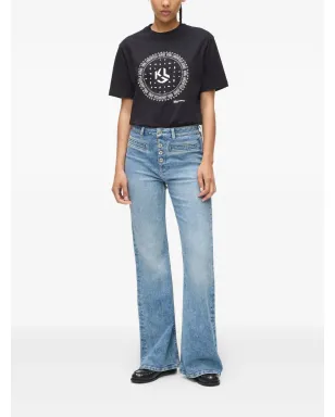 Karl Lagerfeld Jeans ボタンフライデニムジーンズ ブルー - サムネイル2