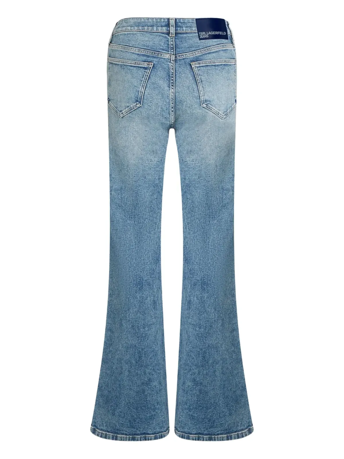 Karl Lagerfeld Jeans ボタンフライデニムジーンズ ブルー - 画像4