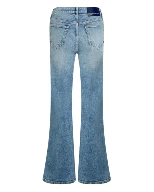Karl Lagerfeld Jeans ボタンフライデニムジーンズ ブルー - サムネイル4