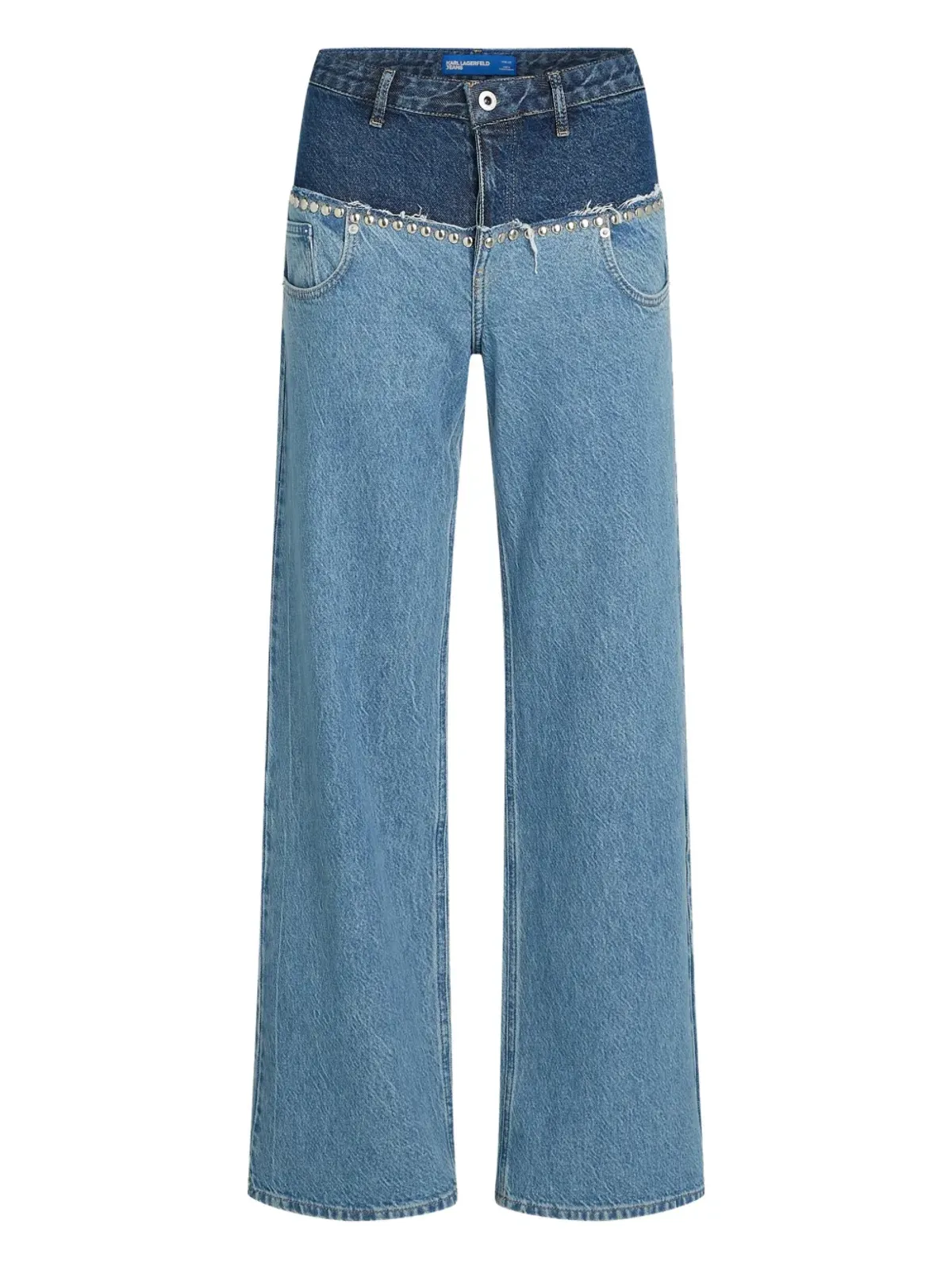 Karl Lagerfeld Jeans スタッズ付きデニムジーンズ - 画像1