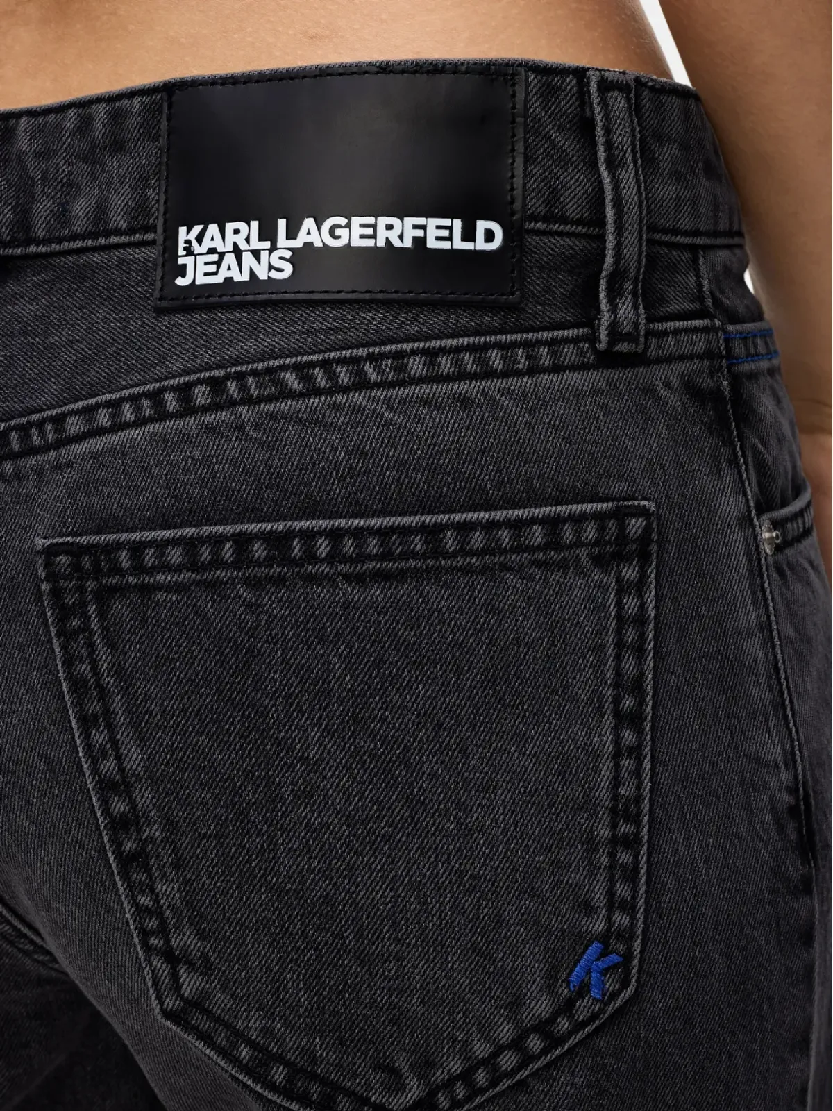 Karl Lagerfeld Jeans ロゴ刺繍ジーンズ - 画像5