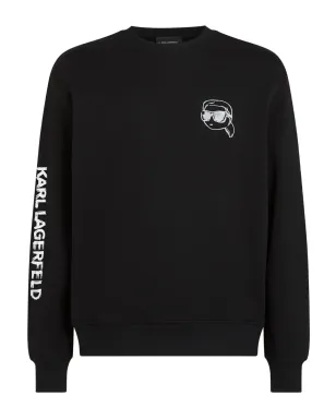 Karl Lagerfeld ロゴ刺繍入りリラックスフィットスウェットシャツ - サムネイル1