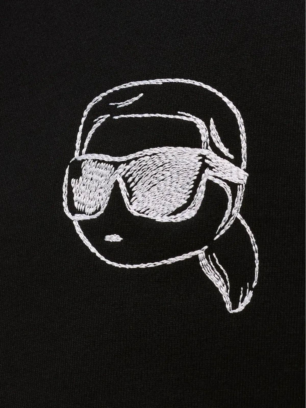 Karl Lagerfeld ロゴ刺繍入りリラックスフィットスウェットシャツ - 画像5