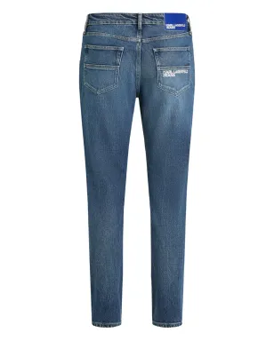Karl Lagerfeld Jeans ロゴプレート付きデニムジーンズ - Blue - サムネイル5