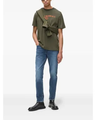 Karl Lagerfeld Jeans ロゴプレート付きデニムジーンズ - Blue - サムネイル2