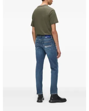 Karl Lagerfeld Jeans ロゴプレート付きデニムジーンズ - Blue - サムネイル3