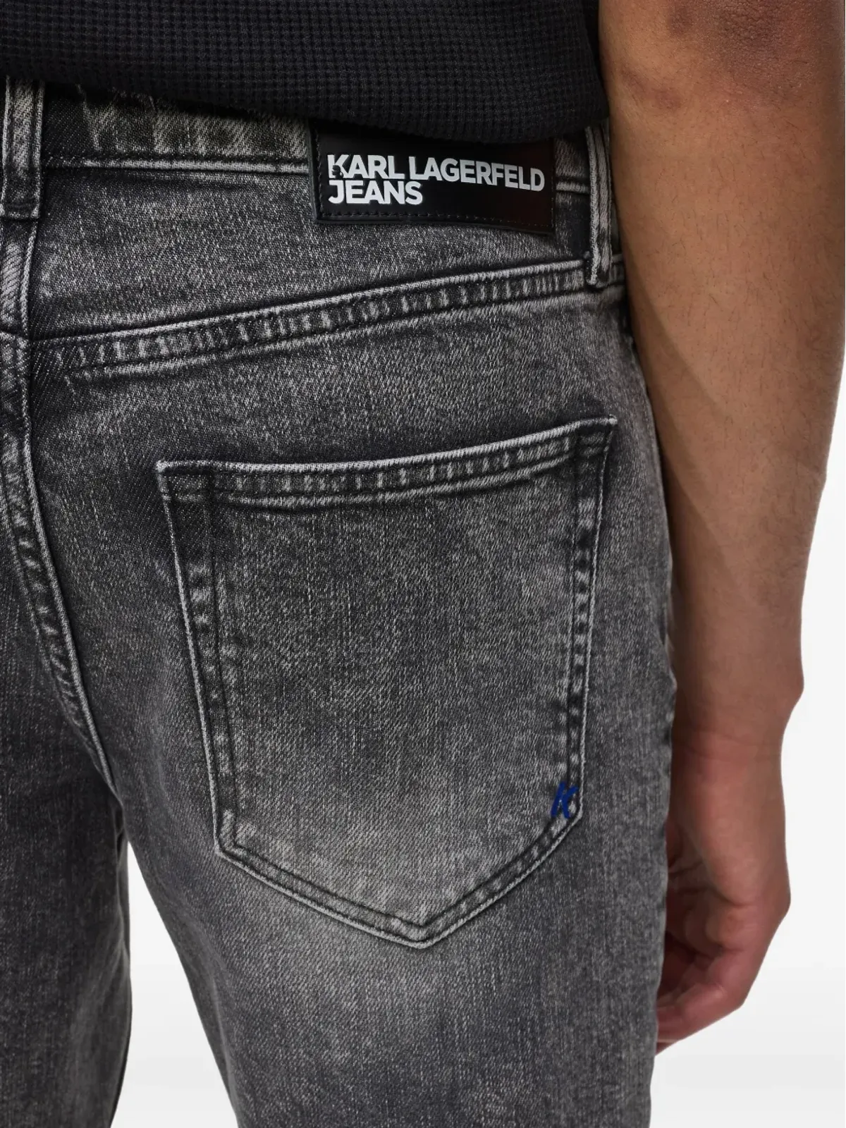 Karl Lagerfeld Jeans ストレッチコットンジーンズ - グレー - 画像5