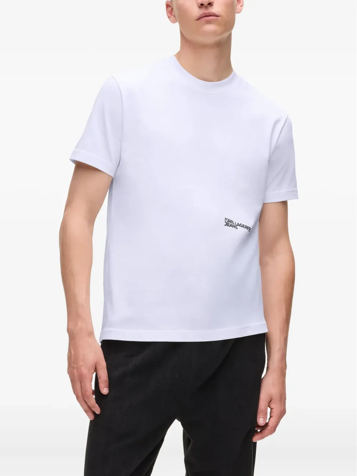 Karl Lagerfeld Jeans Karlism バックプリントTシャツ - White - 画像3