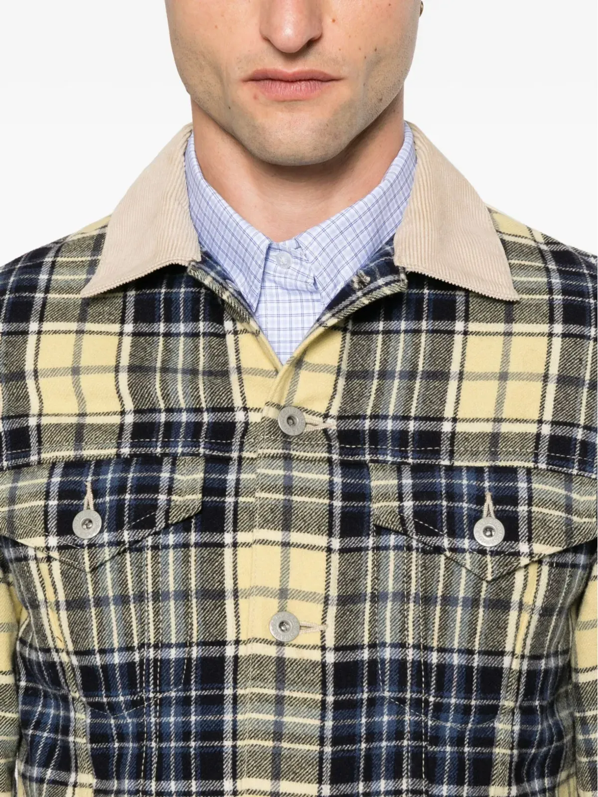 Junya Watanabe MAN × Levi's 2012 チェックジャケット - 画像5