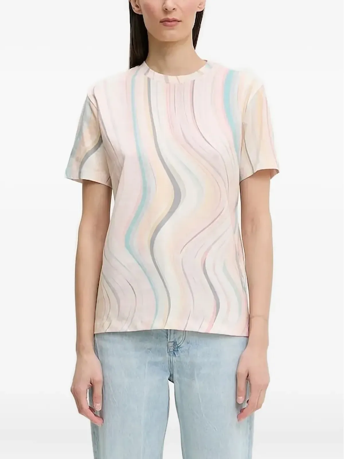 PS Paul Smith 波柄プリントTシャツ - 画像1
