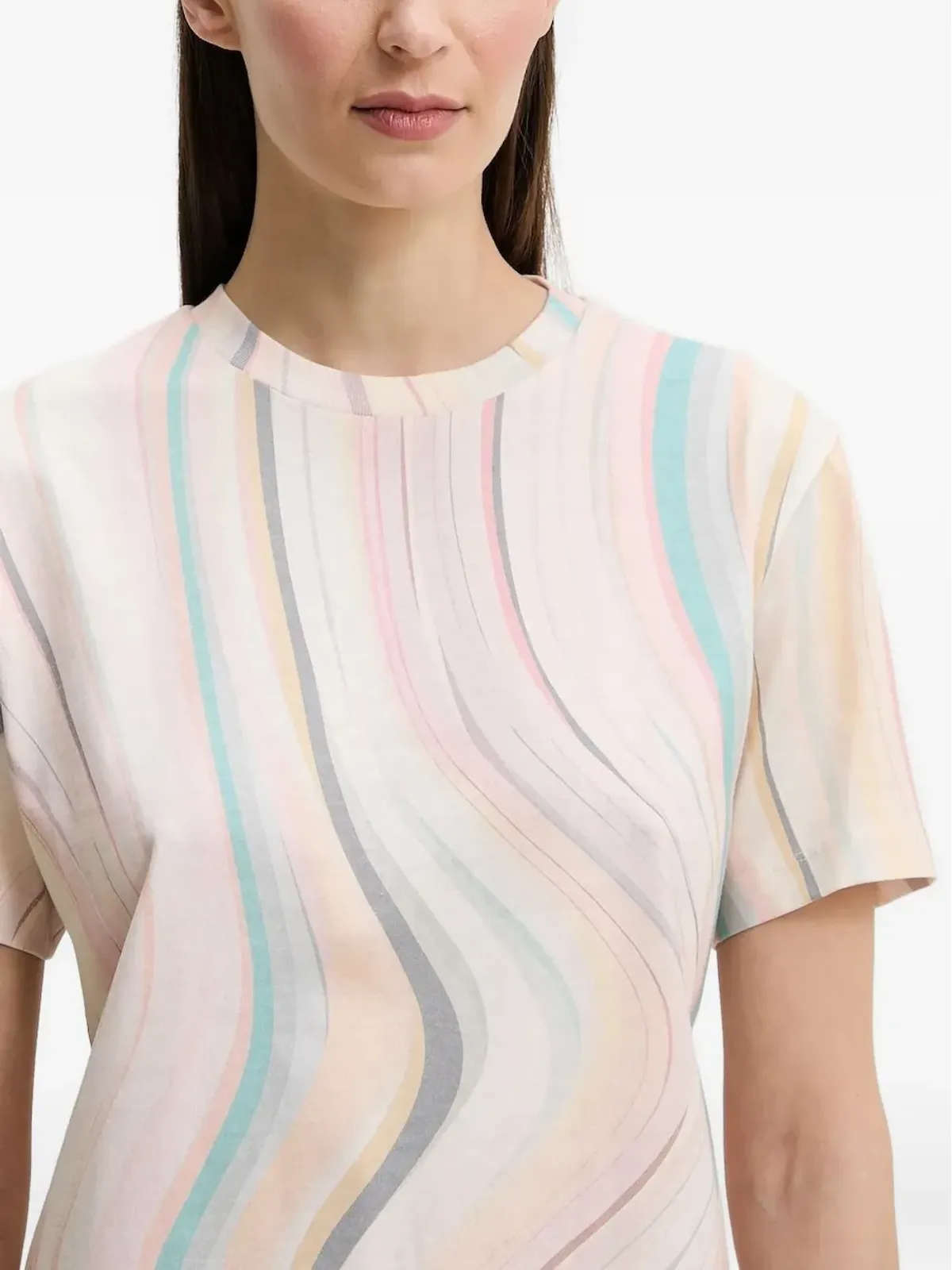 PS Paul Smith 波柄プリントTシャツ - 画像3