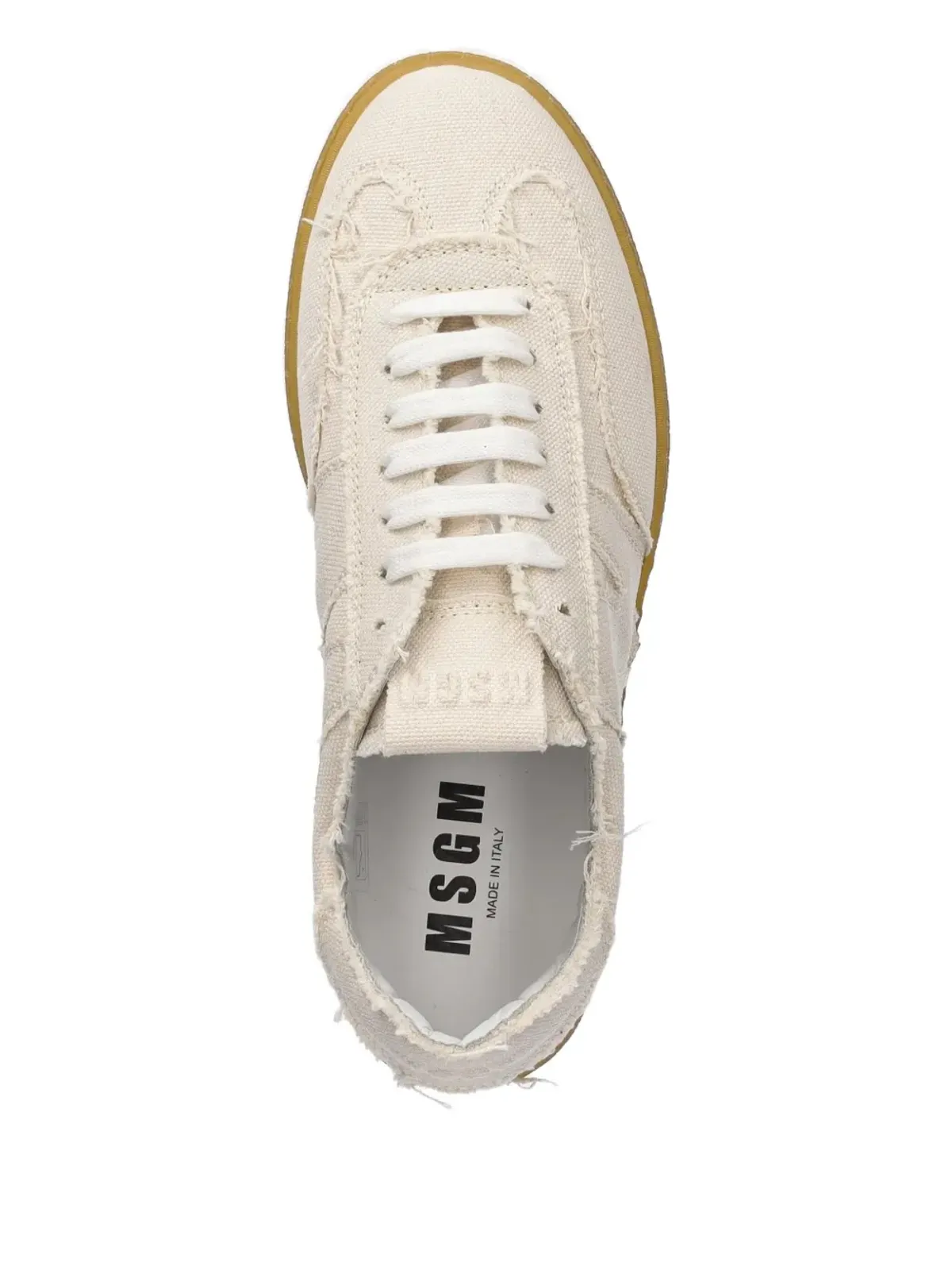 MSGM ほつれディテール スニーカー - 画像2