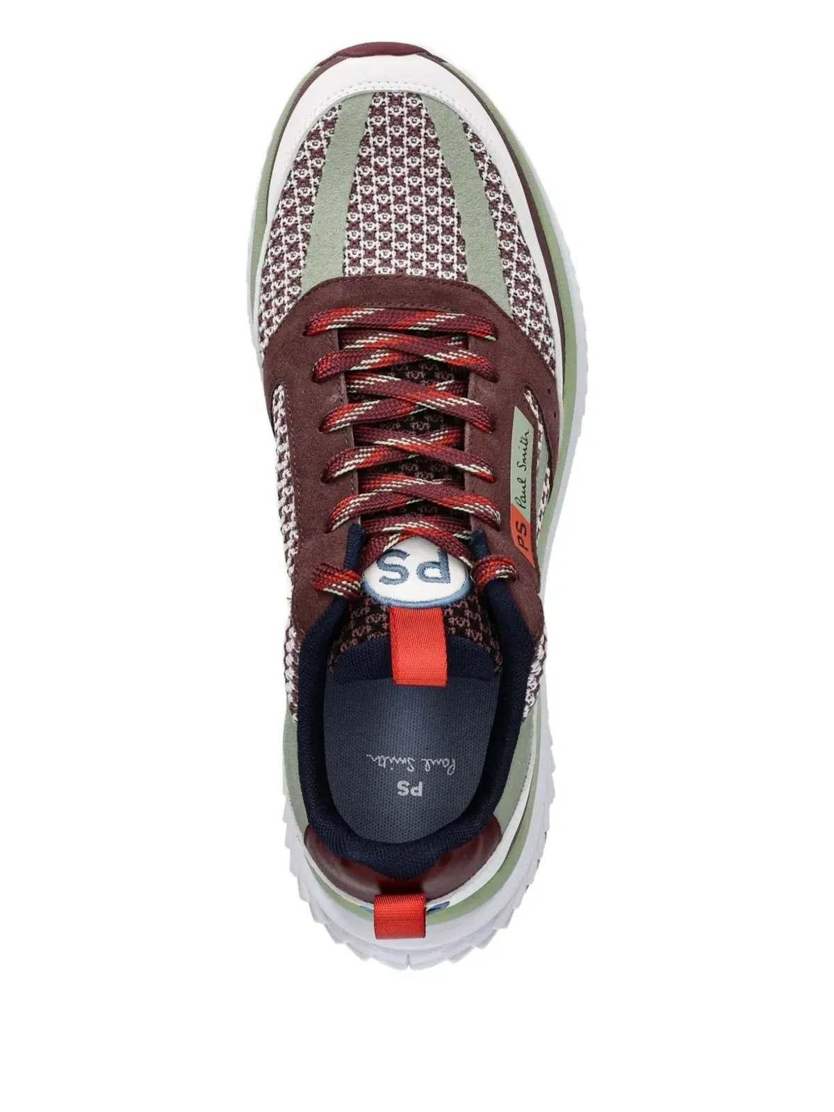 PS Paul Smith DARTER パターンディテール スニーカー - レッド - 画像2