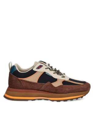 PS Paul Smith BANKS スエードパネルドスニーカー - Brown - サムネイル1